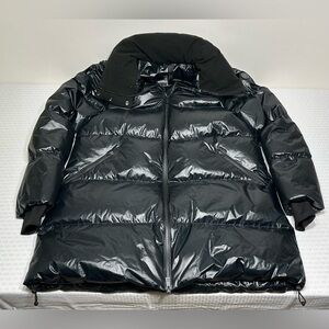 SWEATY BETTY Aspen Padded Duck Down High Neck Ski Jacket Oversized Womens S Coat